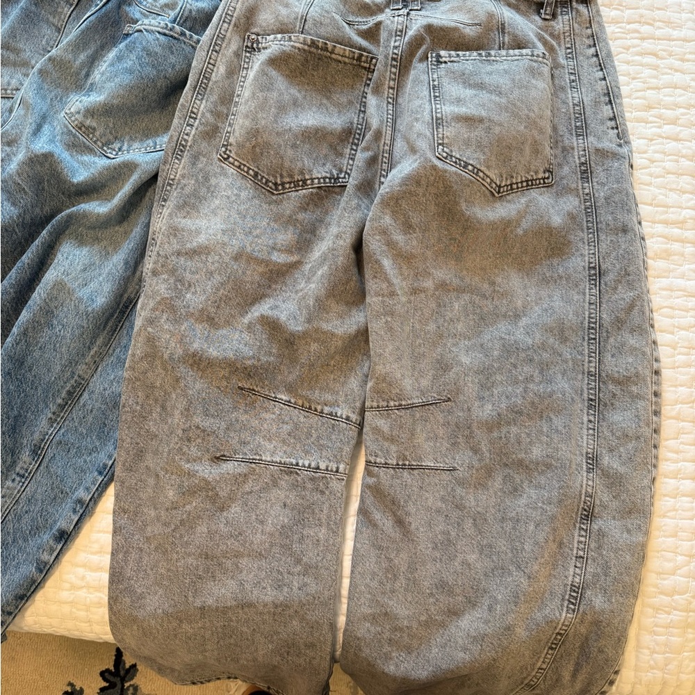 We the Free mid waisted barrel jeans! - Picture 3 of 4